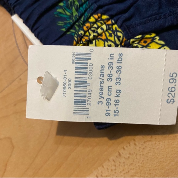 Gap Pineapple Shorts 3t - Picture 3 of 3